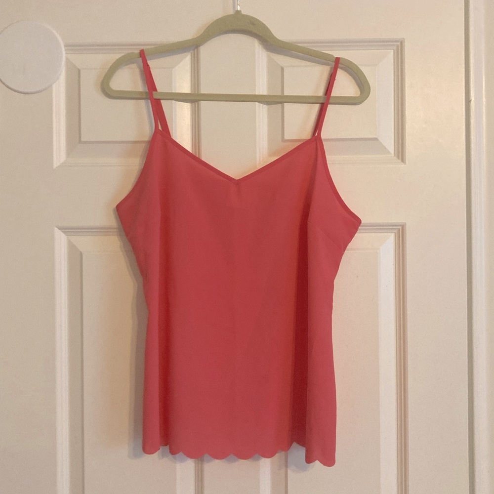 Anthropologie E by Eloise Scalloped Tank